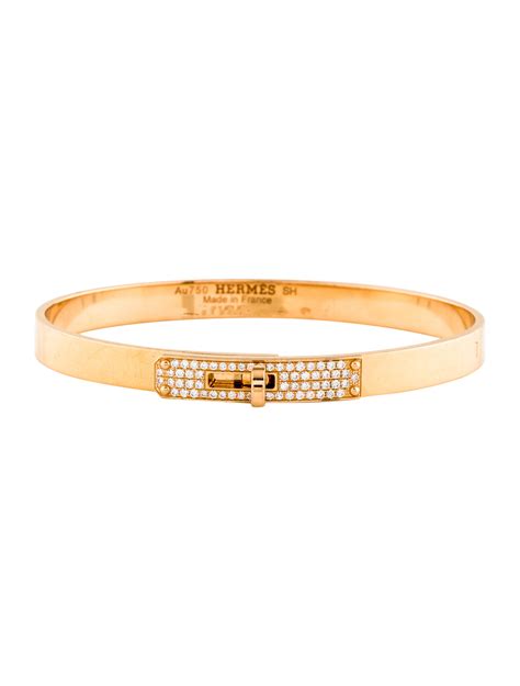 bracelet hermes diamant|Hermes kelly bracelet diamond.